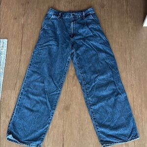 UNIQLO | Size XS Elastic Waistband Jeans Medium Dark Wash